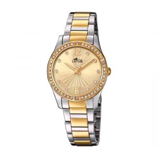 Lotus Women'S Golden Bliss Stainless Steel Watch Bracelet