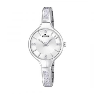 Lotus Women's Silver Bliss Stainless Steel Watch Bracelet