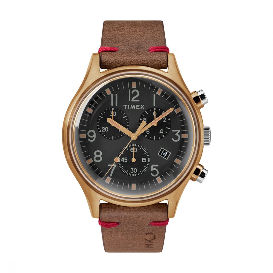 Mk1 steel chronograph 42mm fabric strap watch sale