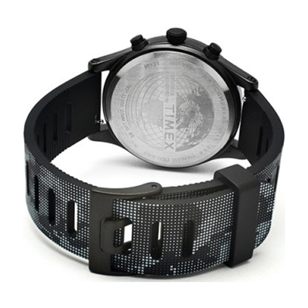 Allied 40mm shop silicone strap watch