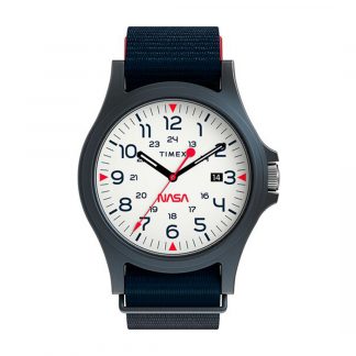 Acadia 40mm Fabric Strap Watch Featuring NASA Logo on Dial